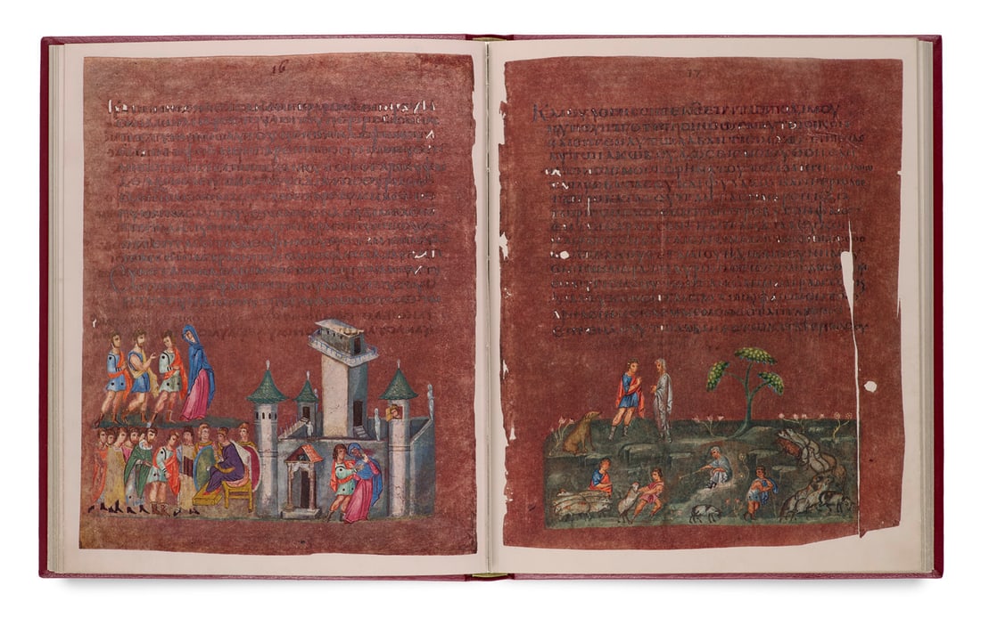 Wiener Genesis. Purpurpergamenthandschrift aus dem 6. Jh. Vollständiges Faksimile des Codex (1 of 2)