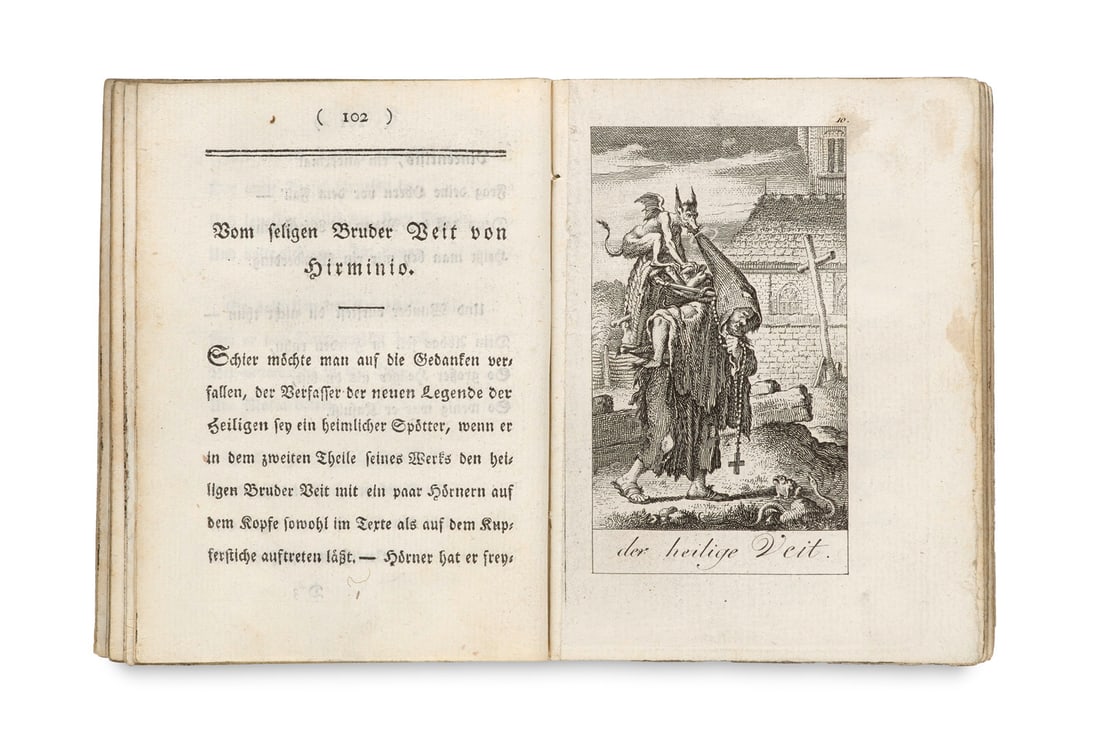Breitschneider), (Heinrich Gottfried von Almanach der Heiligen auf jedes Jahr mit 13 saubern Kupfern (1 of 2)