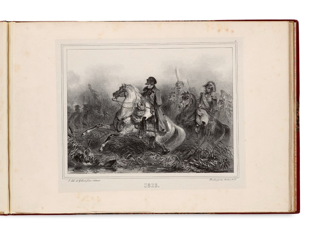 Raffet, Auguste Album lithographique. 4 Jahrgänge 1831-1833, 1835. Mit 4 lithographischen (1 of 4)