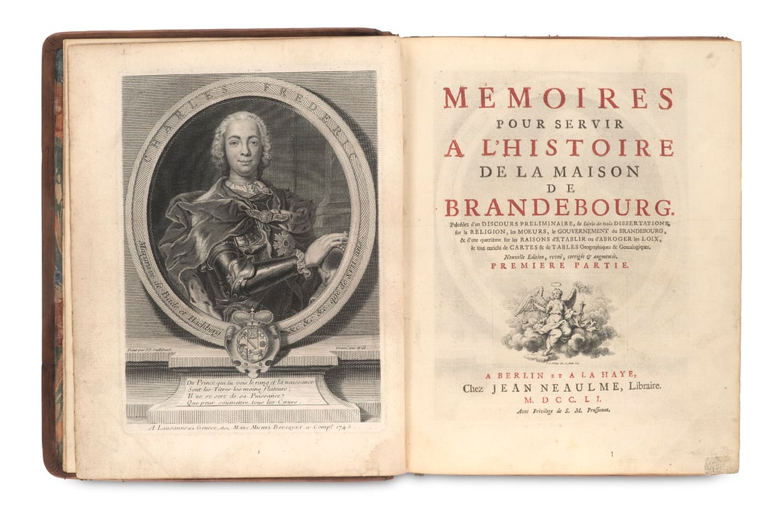 Friedrich II. von Preußen Memoires pour servir à l'histoire de la maison Brandebourg. (1 of 1)