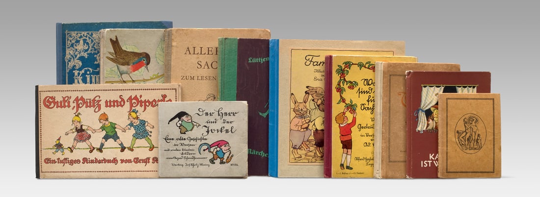Sammlung von 11 Kinderbüchern. Verschiedene Formate. Illustr. HLwd. oder Pp. (berieben und (1 of 1)