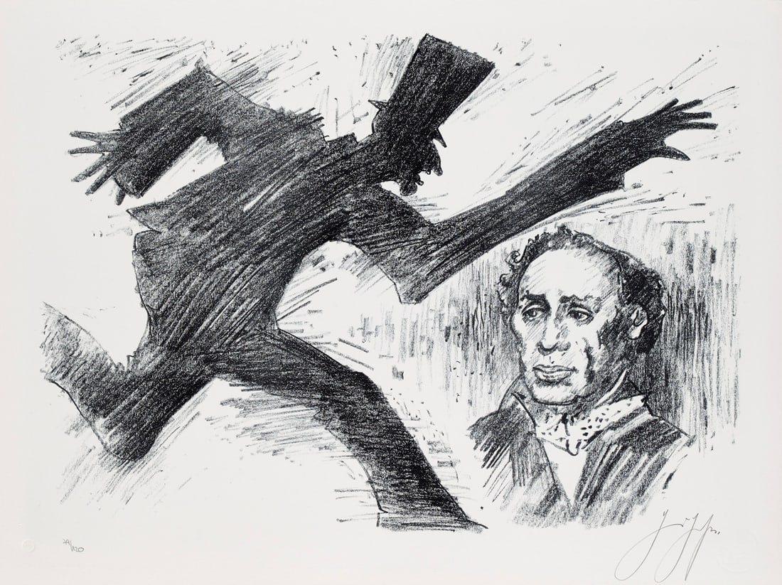 Andersen, Hans Christian Der Schatten. Skyggen. 10 Lithografien zu Märchen von Hans Christian (1 of 2)