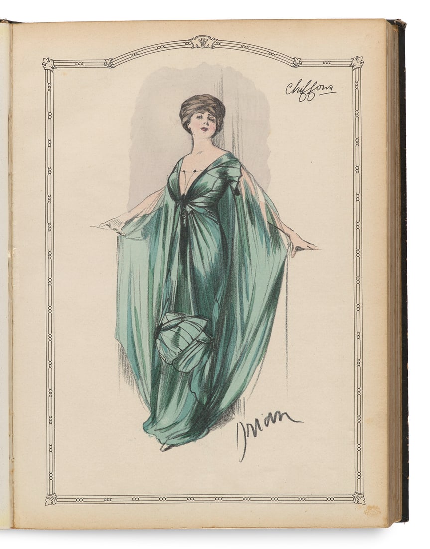 Chiffons. Notes & Croquis de Modes. (Modemagazin). Direktion Camille Duguet. 3. Jg. 1909. 24 (1 of 2)