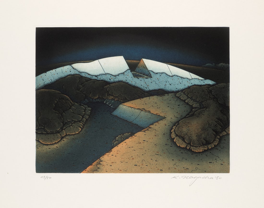 Nagaoka, Kunito Asama. Projekt Nr. 27/1980-81. Mit 5 signierten und nummerierten (1 of 1)