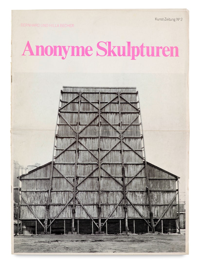 Becher, Bernd u. Hilla Anonyme Skulpturen. Kunst-Zeitung N°2. Mit photographischen Abbildungen. (1 of 1)