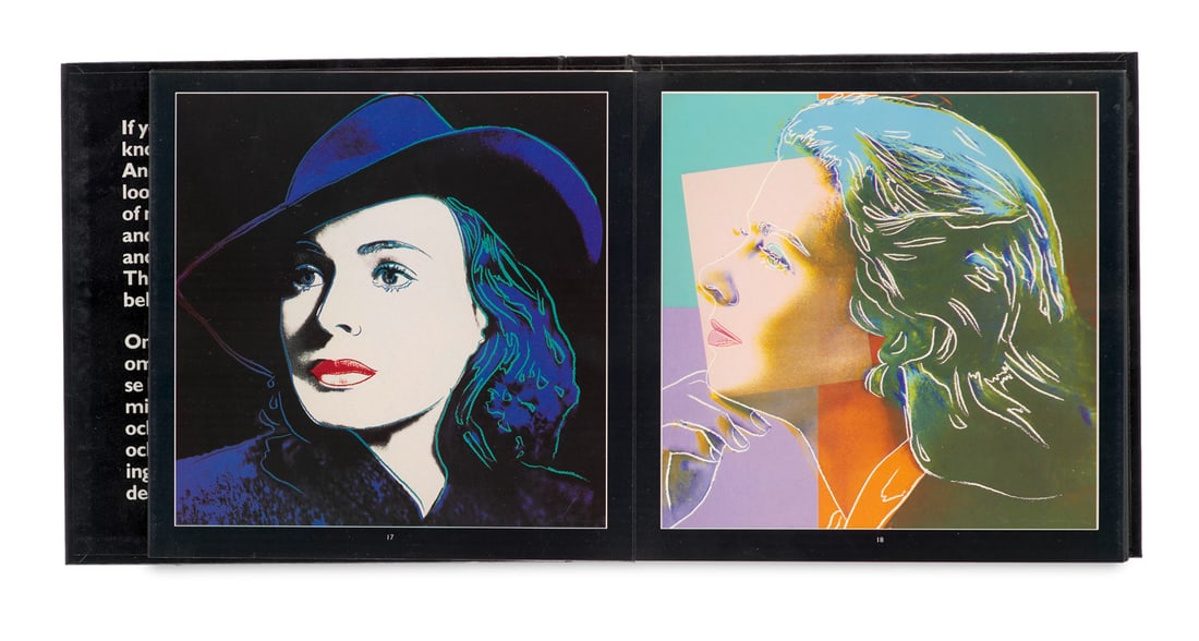 Portraits of Ingrid Bergman. Mit 48 ganzseitigen Offsets sowie 1 phot. Portrait von Andy Warhol. (1 of 3)