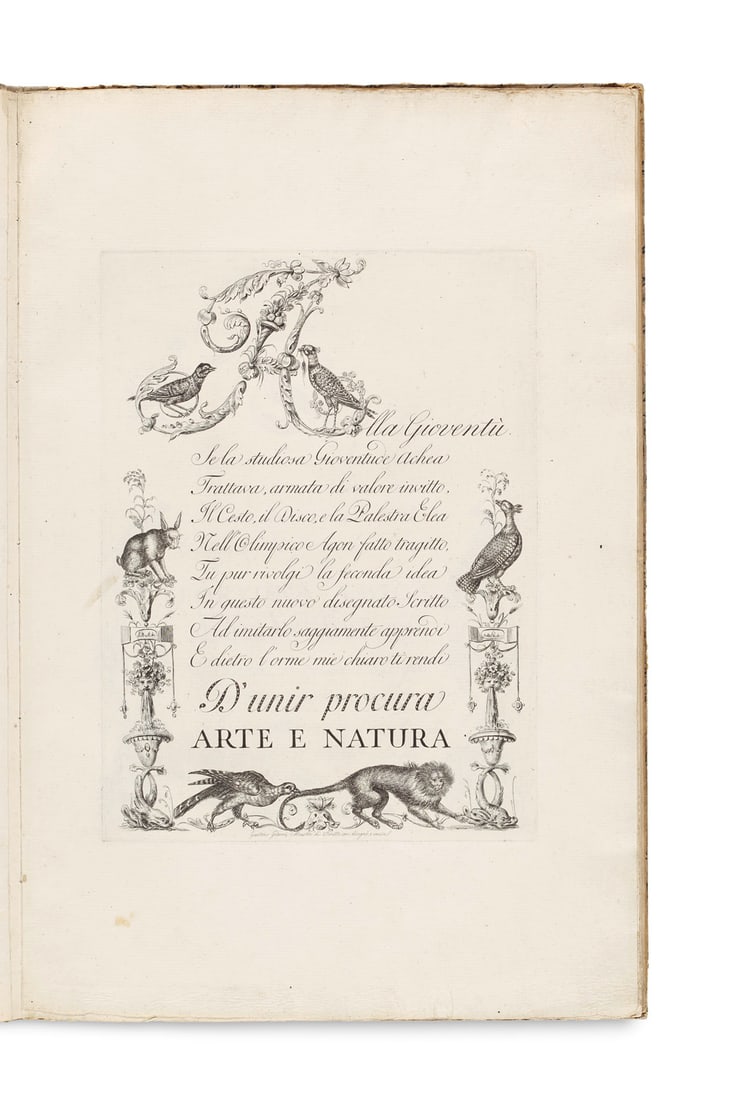 Giarré, Gaetano Alfabeto di lettere iniziali adorno di animali e proseguito da vaga serie di (1 of 3)