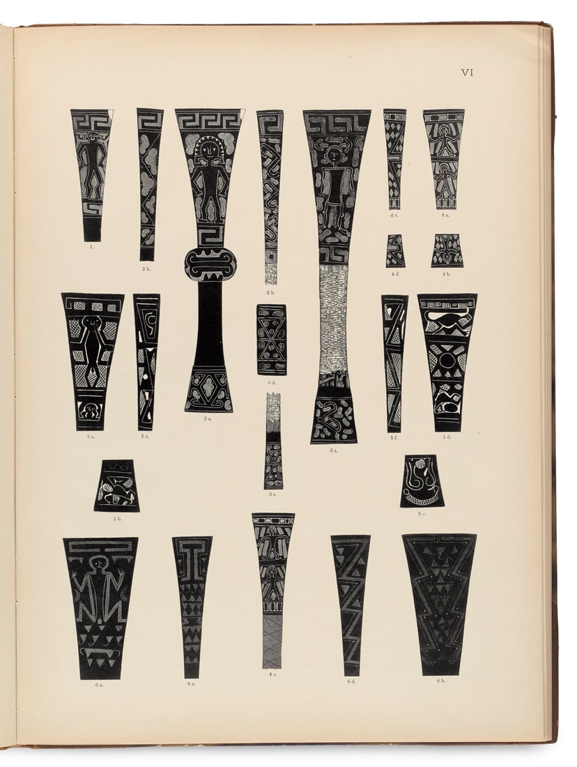 Stolpe, Hjalmar Collected Essays in Ornamental Art. Übersetzt aus dem Schwedischem von H. C.: Stolpe, HjalmarCollected Essays in Ornamental Art. Übersetzt aus dem Schwedischem von H. C. March. Textband und Tafelband. Mit über 100 in den Text gedruckten Abbildungen und 20 ganzseitigen