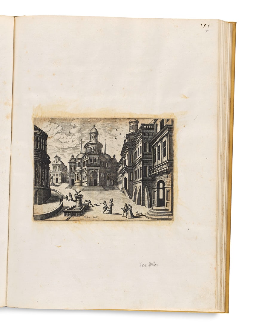 Galle, Theodor Sammlung von 77 architektonischen Kupferstichen sowie 1 Zeichnung aus dem Umfeld (1 of 3)