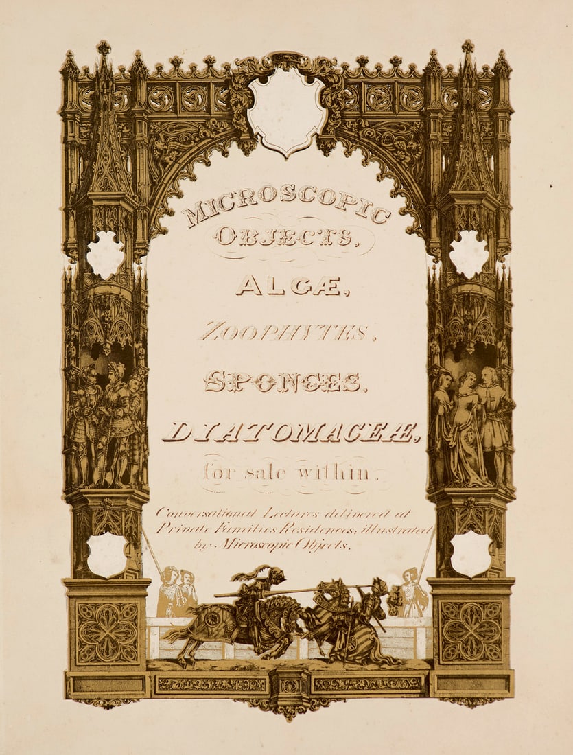 Microscopic Objects, Algae, Zoophytes, Sponges, Diatomaceae for sale within. Conversational Lectures (1 of 1)