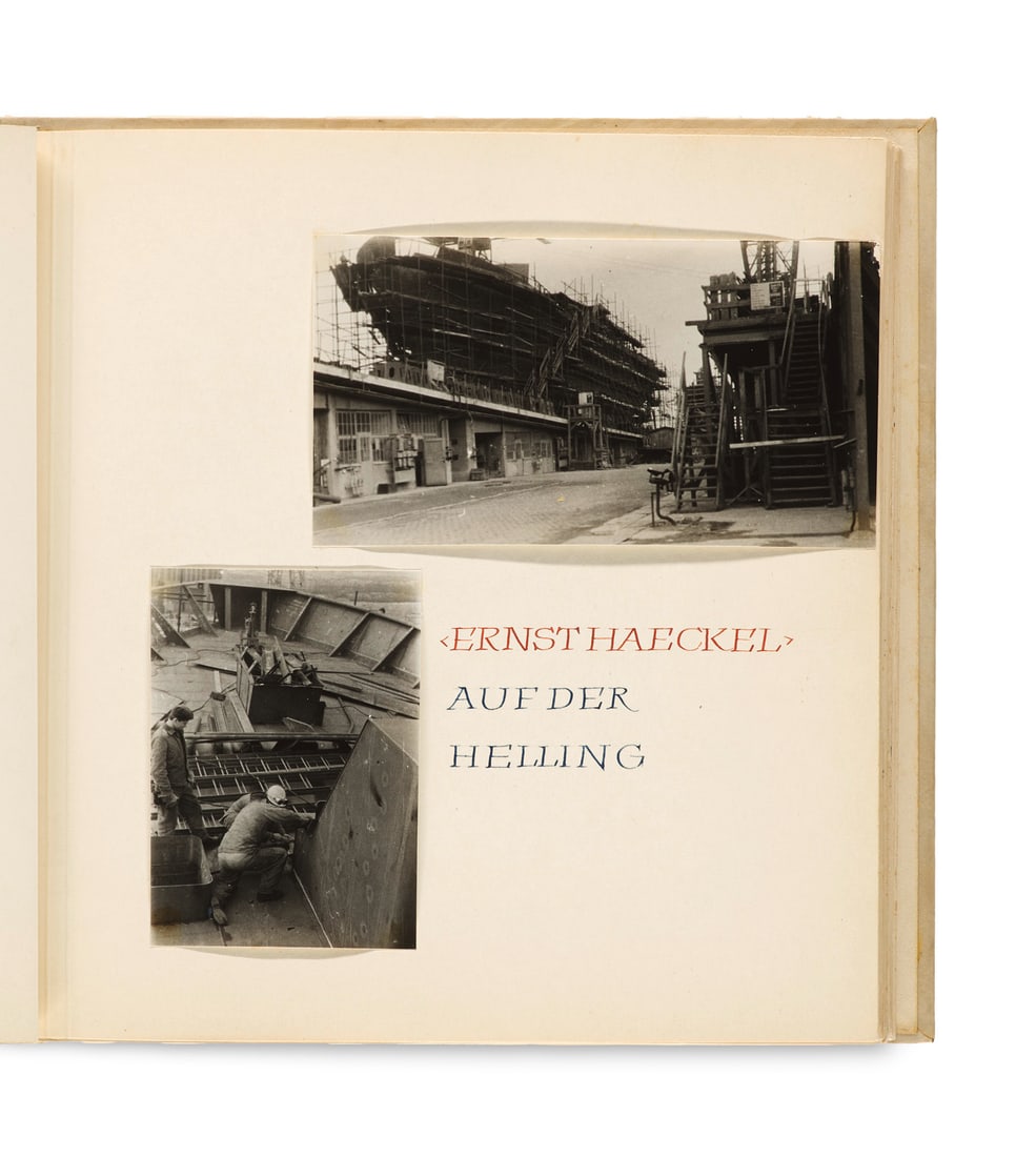 Unser Fischerei-Forschungs-Schiff MS "Ernst Haeckel". Mit 24 photographischen Abbildungen und 3 in (1 of 2)