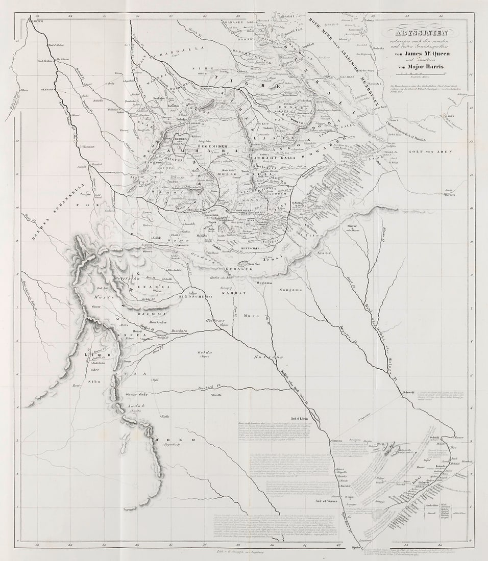 Harris, W. C Gesandtschaftsreise nach Schoa und Aufenthalt in Südabyssinien 1841-1843. Deutsch: AfrikaHarris, W. CGesandtschaftsreise nach Schoa und Aufenthalt in Südabyssinien 1841-1843. Deutsch von K. v. K. (= Reisen u. Länderbeschreibungen der älteren und neuesten Zeit, 30. und