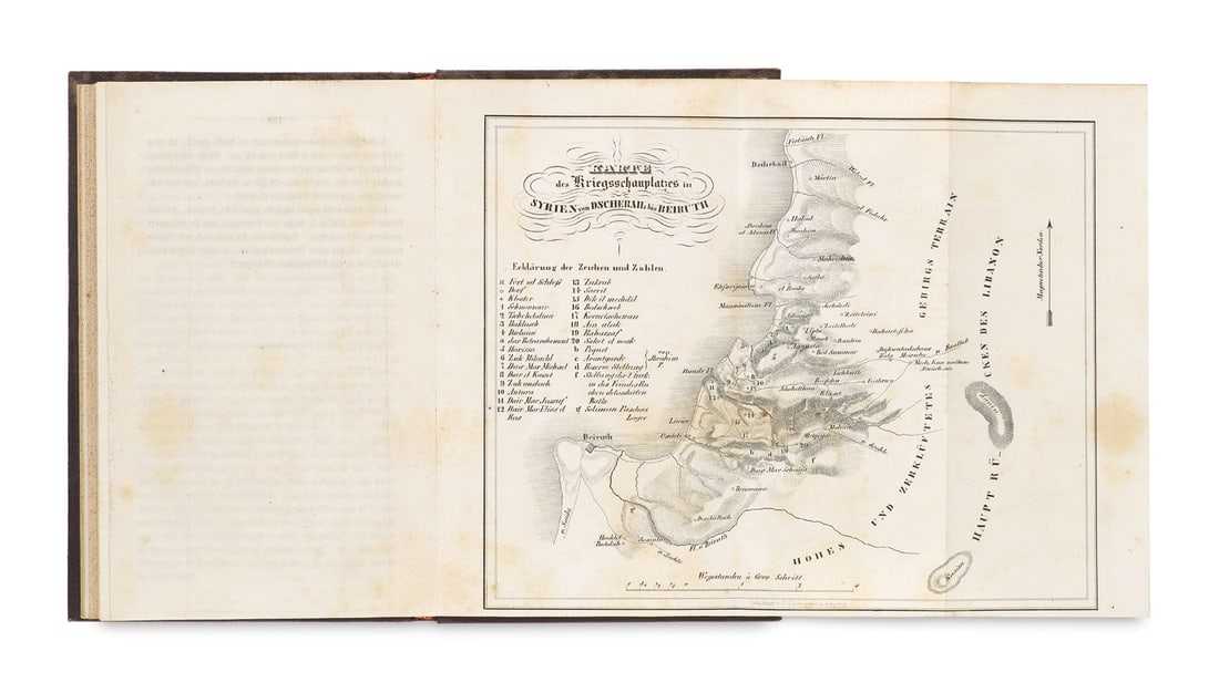 Acht Wochen in Syrien. Ein Beitrag zur Geschichte des Feldzuges 1840. Mit 1 lithogr. Karte vom (1 of 1)