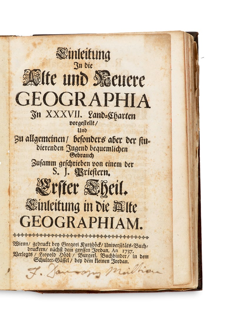 Wagner), (Franz Einleitung in die Alte und Neuere Geographia in XXXVII Land-Charten vorgestellt, Und (1 of 4)