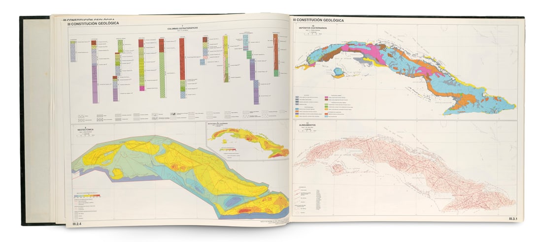 Nuevo atlas nacional de Cuba. Mit zahlreichen, farbigen Karten. Cuba, Inst. de Geogr., 1989. (1 of 1)
