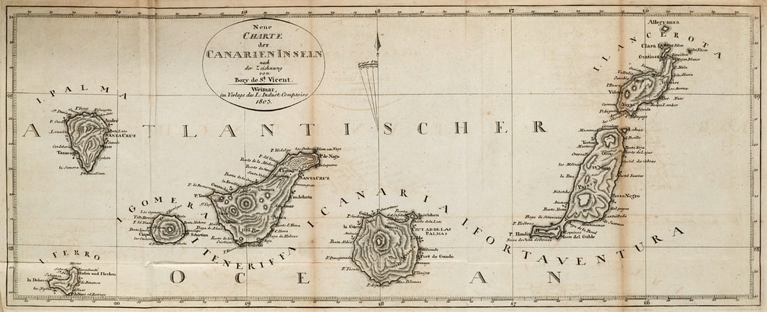 Bory de St. Vincent, Jean Baptiste G. M Geschichte und Beschreibung der Kanarien-Inseln. Aus dem (1 of 1)