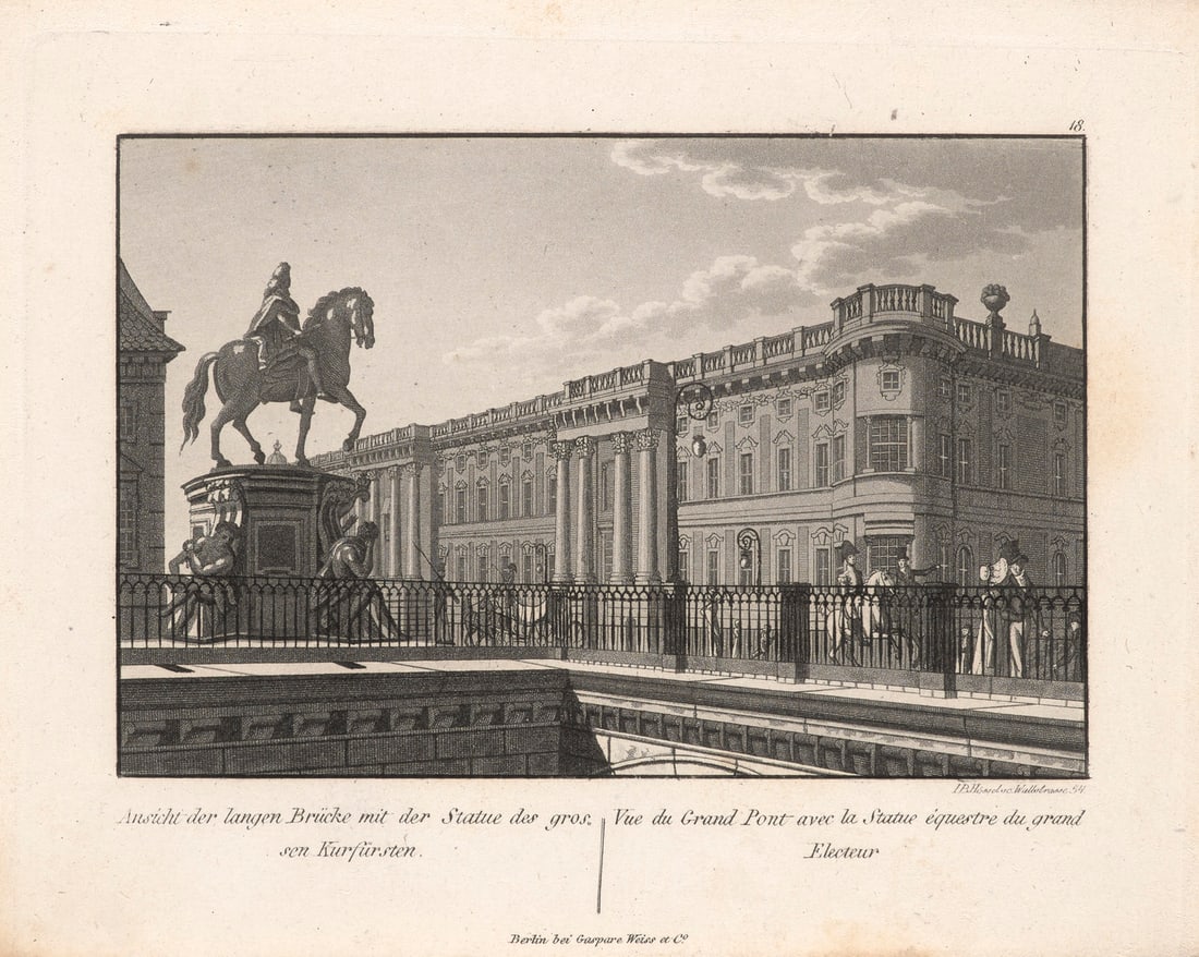 Calau), (Friedrich August Prospecte von Berlin (Deckeltitel). Folge 49 Aquatintatafeln mit Ansichten (1 of 3)