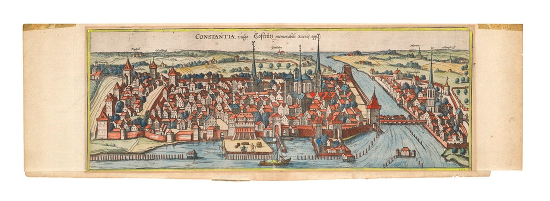Braun, Georg u. Franz Hogenberg Constantia, vulgo Costnitz, memorabile Sueviae opp. Aus: Civitates (1 of 1)