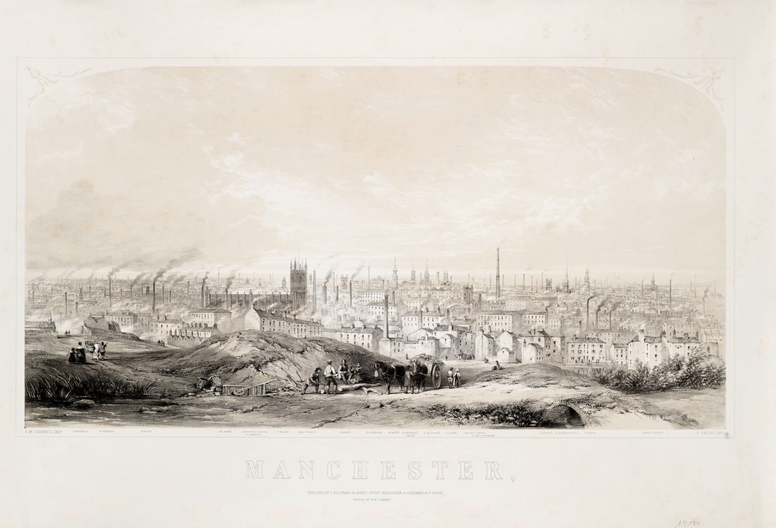 Clennell, C. W. Manchester. M. & N. Hanhart, um 1860. Getönte Lithographie auf Velin von G. (1 of 1)