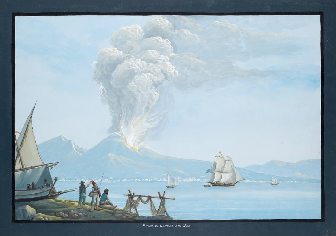 Eruz. di Genere del 1822. Um 1875. Gouache auf JWhatman Velin. 45 x 67,5 cm. (1 of 1)