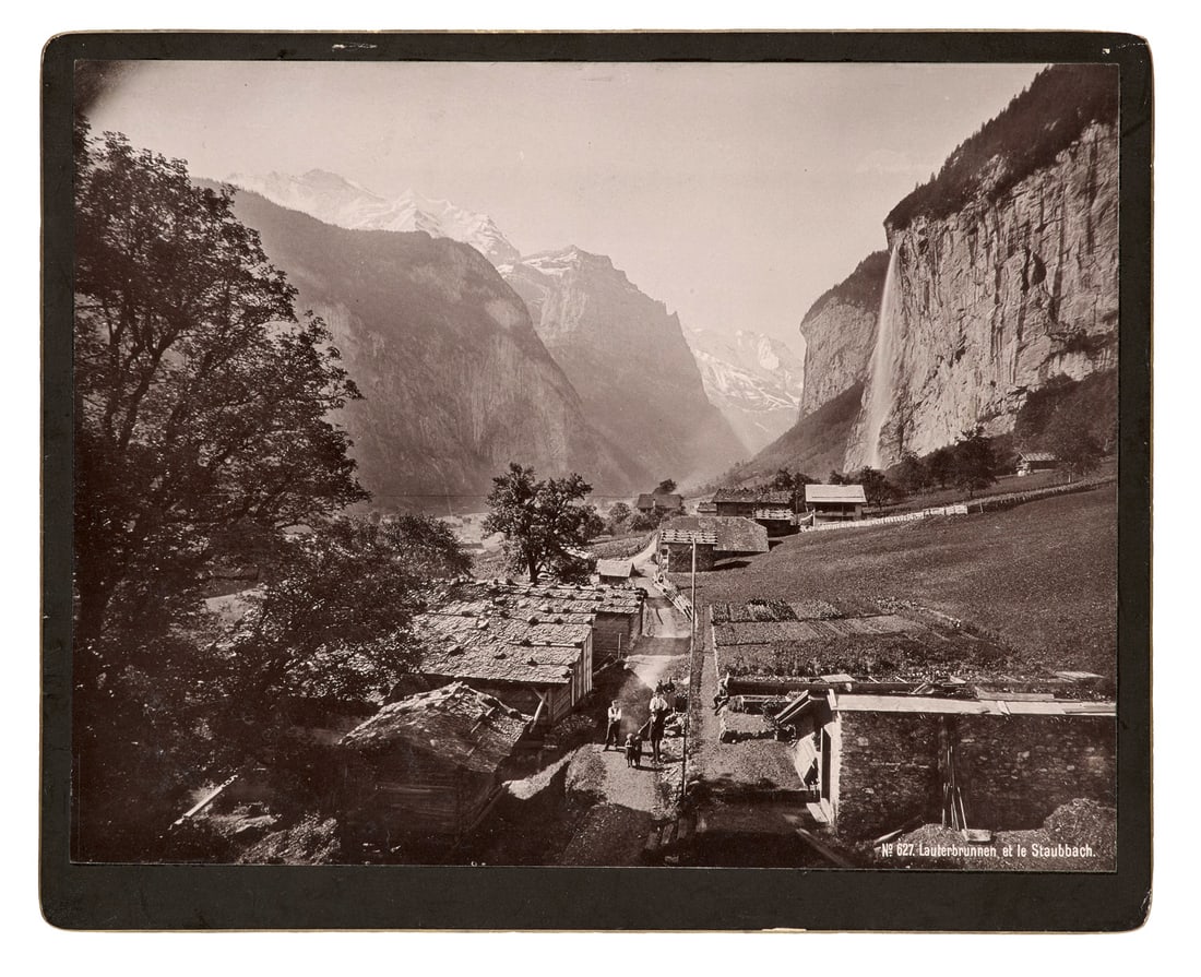 Sammlung von 48 Photographien verschiedener Gipfel in den Alpen. Um 1900. Silbergelatine- und (1 of 3)