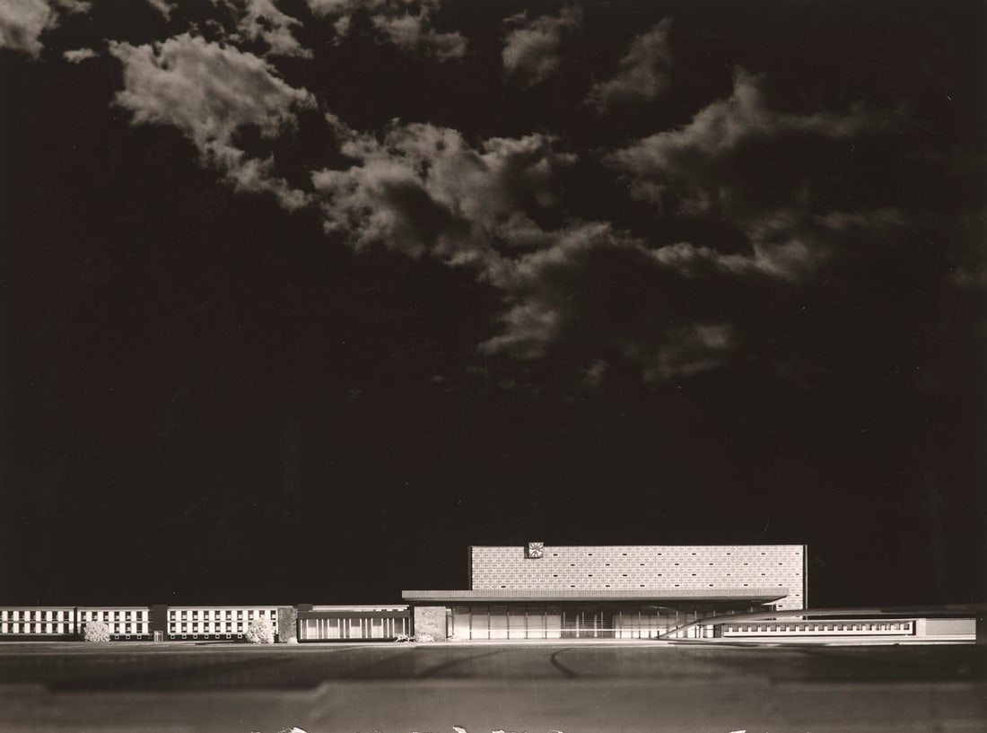 Heidersberger, Heinrich Sammlung von 4 Original-Photographien mit Architekturmodellen des (1 of 2)