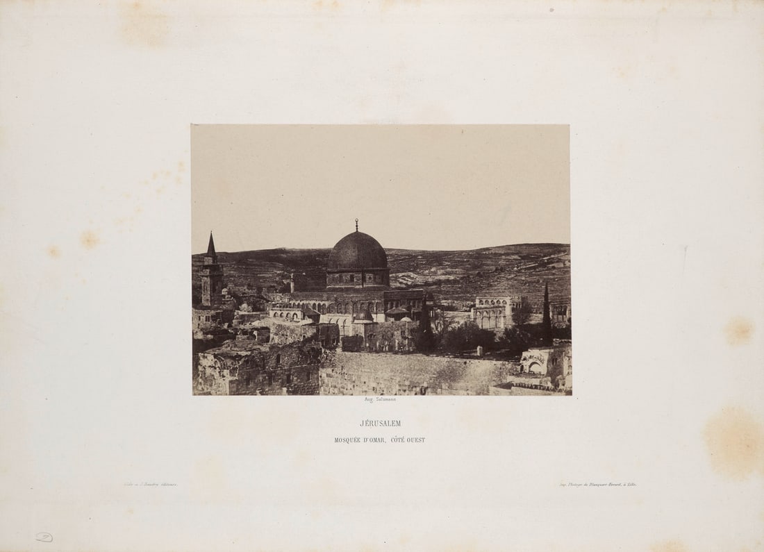 Salzmann, Auguste Jérusalem, étude et reproduction photographique des monuments de la (1 of 4)