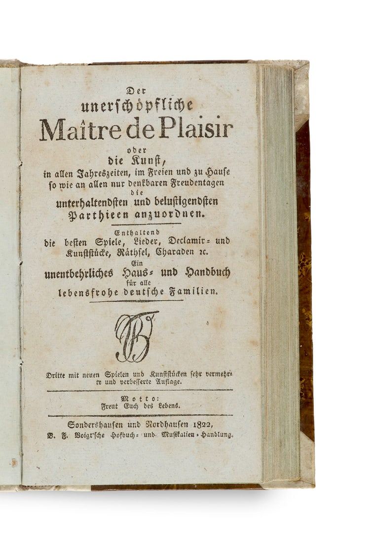 Der unerschöpfliche Maître de Plaisir oder die Kunst, in allen Jahreszeiten, im Freien und (1 of 3)