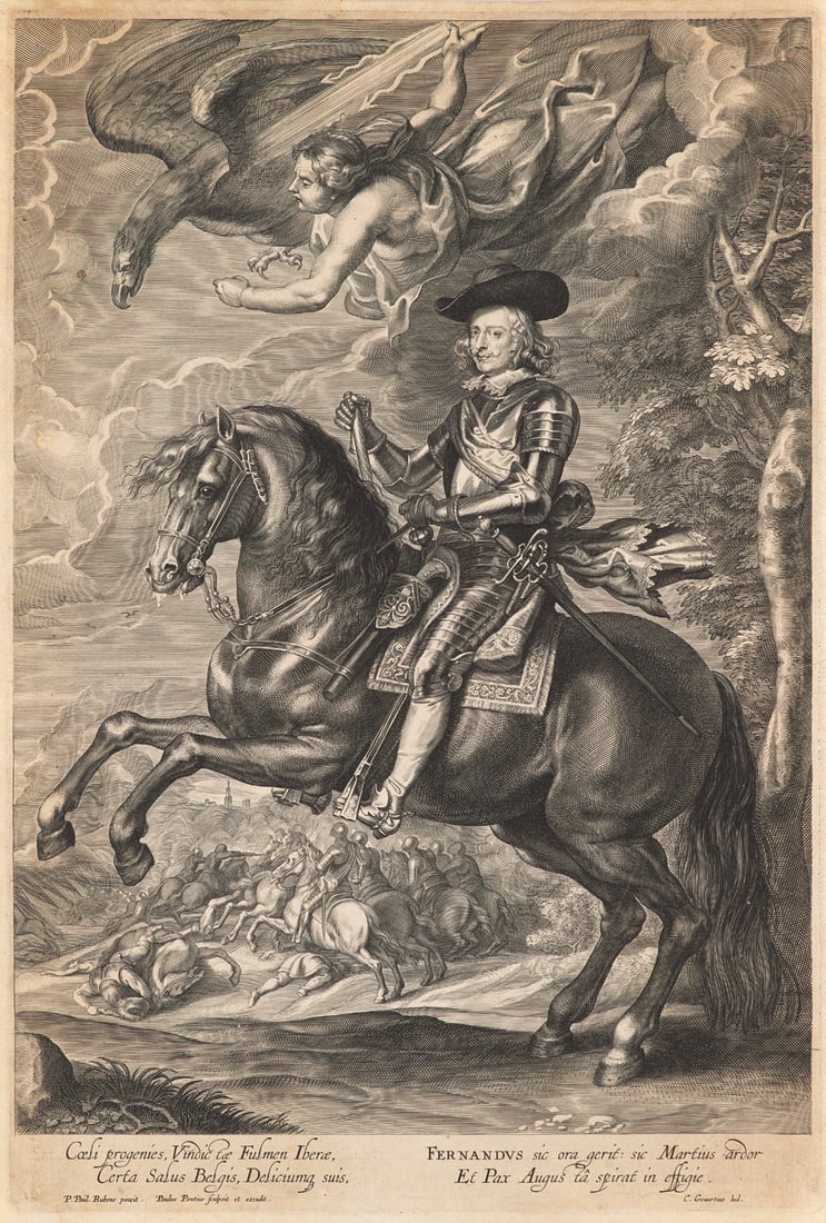 Pontius, Paulus Ferdinand von Spanien und Portugal. Mitte 17. Jahrhundert. Kupferstich auf Bü (1 of 1)