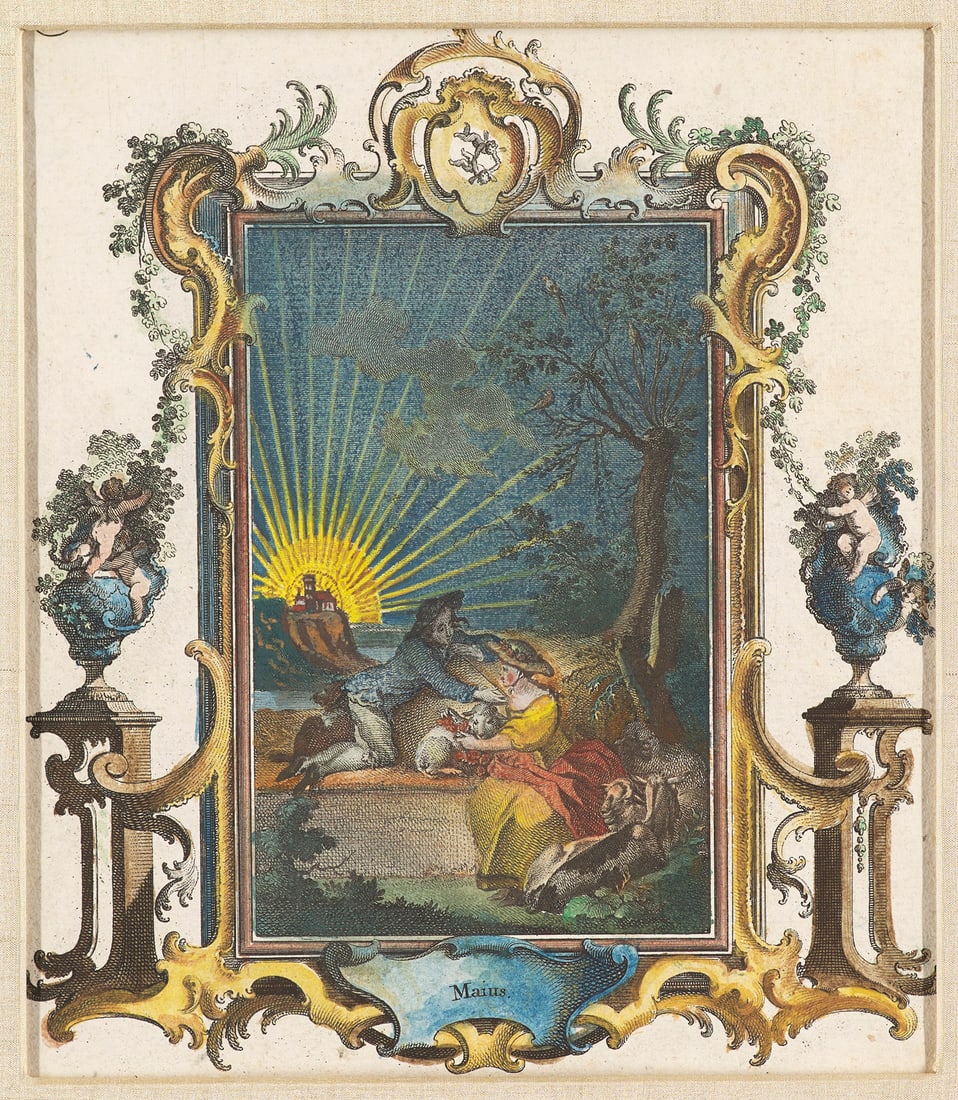 Nilson, Johannes Esaias Die 12 Monate mit den Beschäftigungen und Vergnügungen der Monate. (1 of 1)