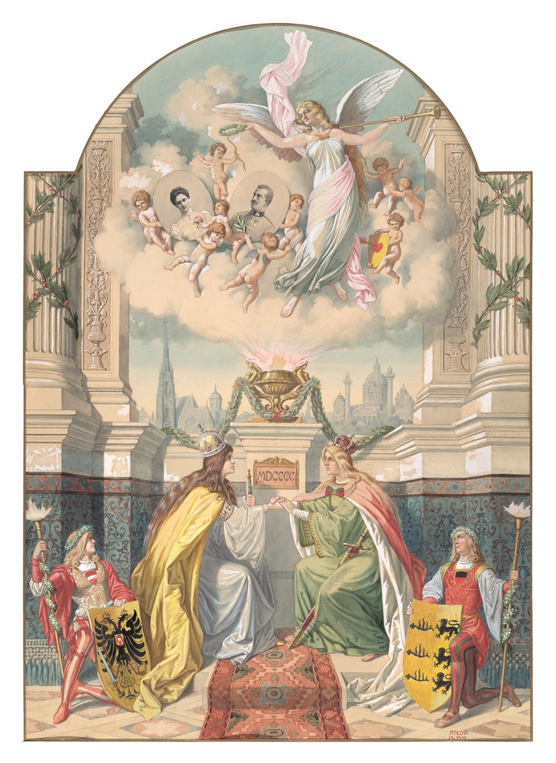 Luttich von Luttichheim, Eduard Apotheose auf die Vermählung von Herzog Robert von Wü (1 of 1)