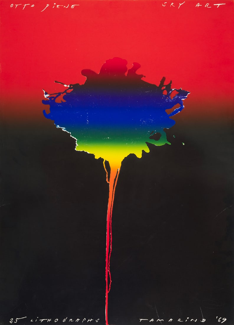 Otto Piene Sky Art. 1969. Lithographie auf Velin. 89,5 x 63,7 cm. Signiert, datiert und nummeriert. (1 of 1)