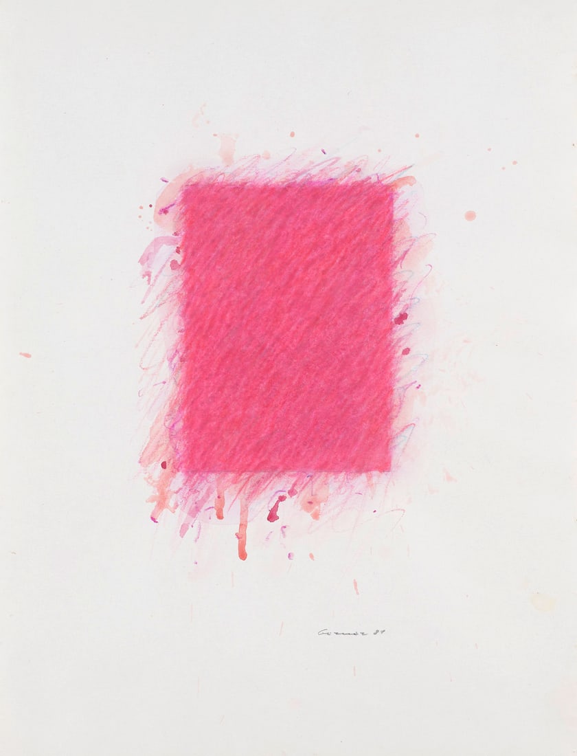 Bernd Berner o.T. (Flächenraum). 1987. Aquarell, Wachskreide und Buntstift auf Aquarellpapier. (1 of 1)