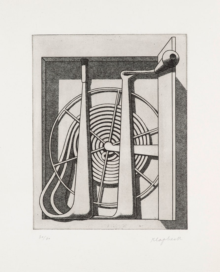 Konrad Klaphek Reichtum. 1980. Radierung auf Hahnemühle Bütten. 26,5 x 21 cm (56 x 39,5 (1 of 1)