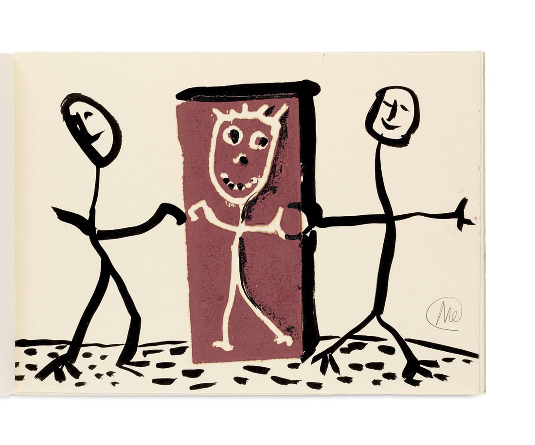 Markus Lüpertz Original-Linolschnitt über Lithographie und 11 weitere (1 of 3)