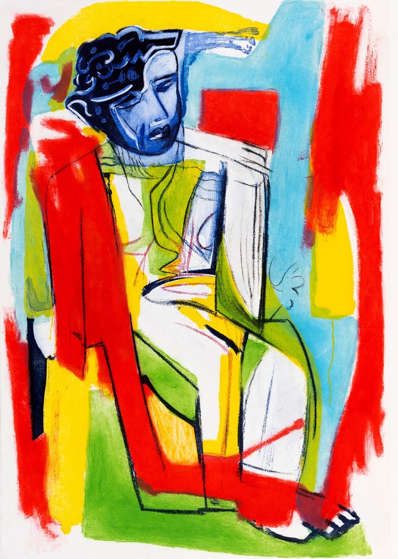Sandro Chia o.T. 1995. Radierung und Aquatinta auf Vélin. 88 x 60,5 cm (107 x 77 cm). Signiert (1 of 1)