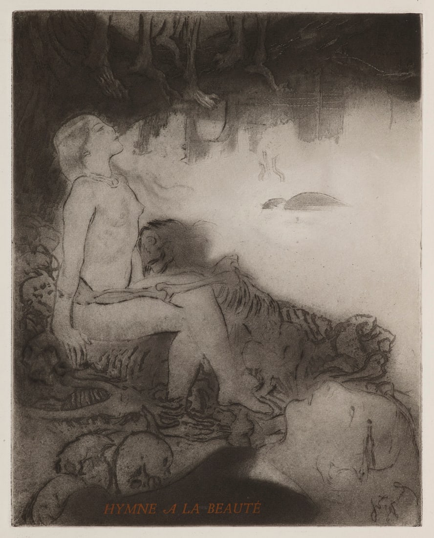 Louis Legrand Folge von 30 Original-Radierungen. In: Poème à l'eau-forte. 1914. Je (1 of 3)