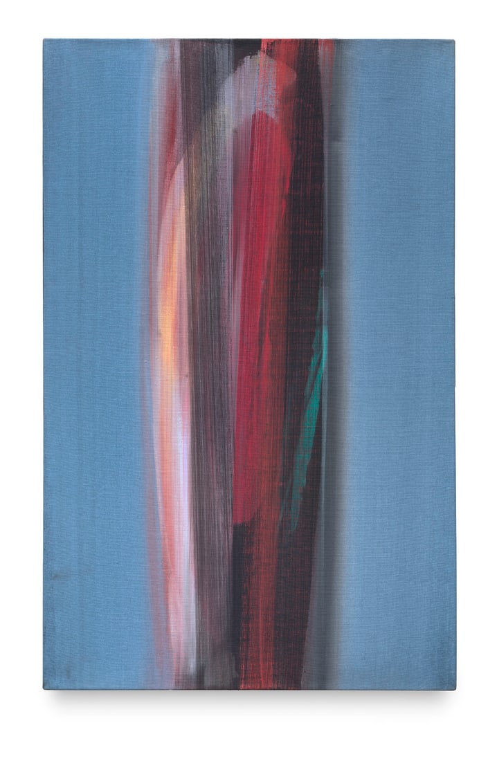 Vittorio Matino Fenice Segreta. 2006. Acryl auf Leinwand. 104 x 65,5 cm. Verso signiert, datiert und: FarbfeldmalereiVittorio MatinoFenice Segreta. 2006. Acryl auf Leinwand. 104 x 65,5 cm. Verso signiert, datiert und betitelt. - Leinwand mit ganz dezenten Druckstellen. Insgesamt sehr gut. Die Farben l