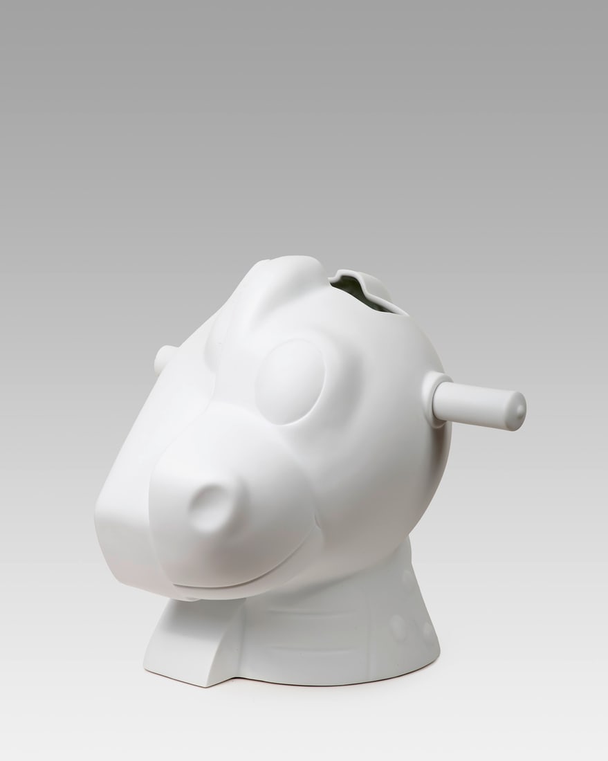 Jeff Koons Split-Rocker. 2012. Vase aus Biskuitporzellan. 34 x 32 x 37cm. Unterseitig mit (1 of 1)
