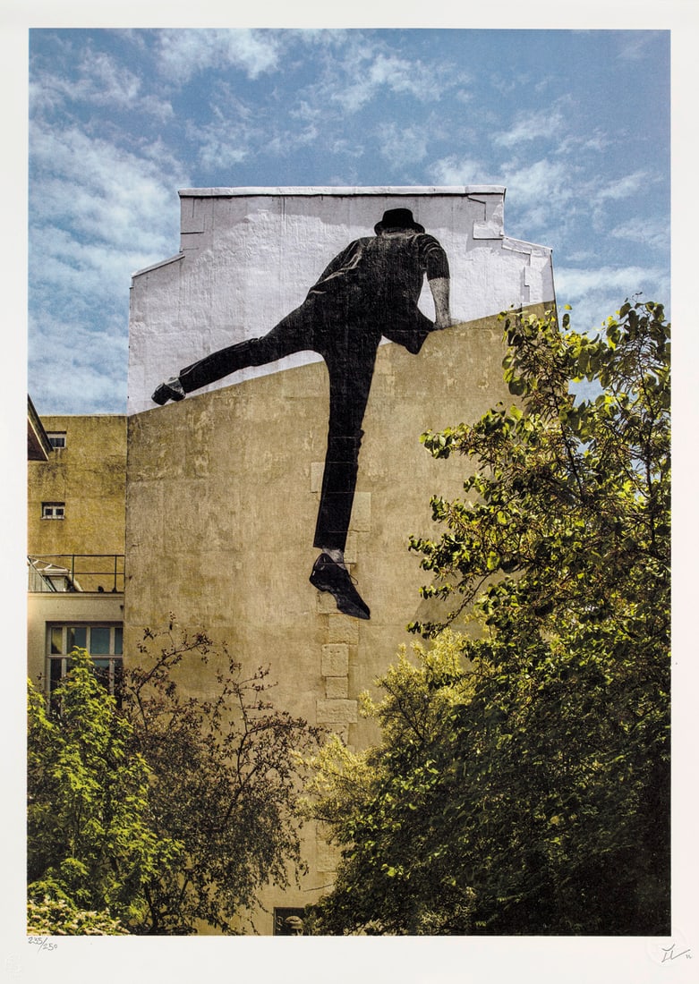 JR No Trespassing. 2021. Farblithographie auf Velin. 64 x 45,5 cm (69,8 x 50 cm). Mit dem Kü (1 of 1)