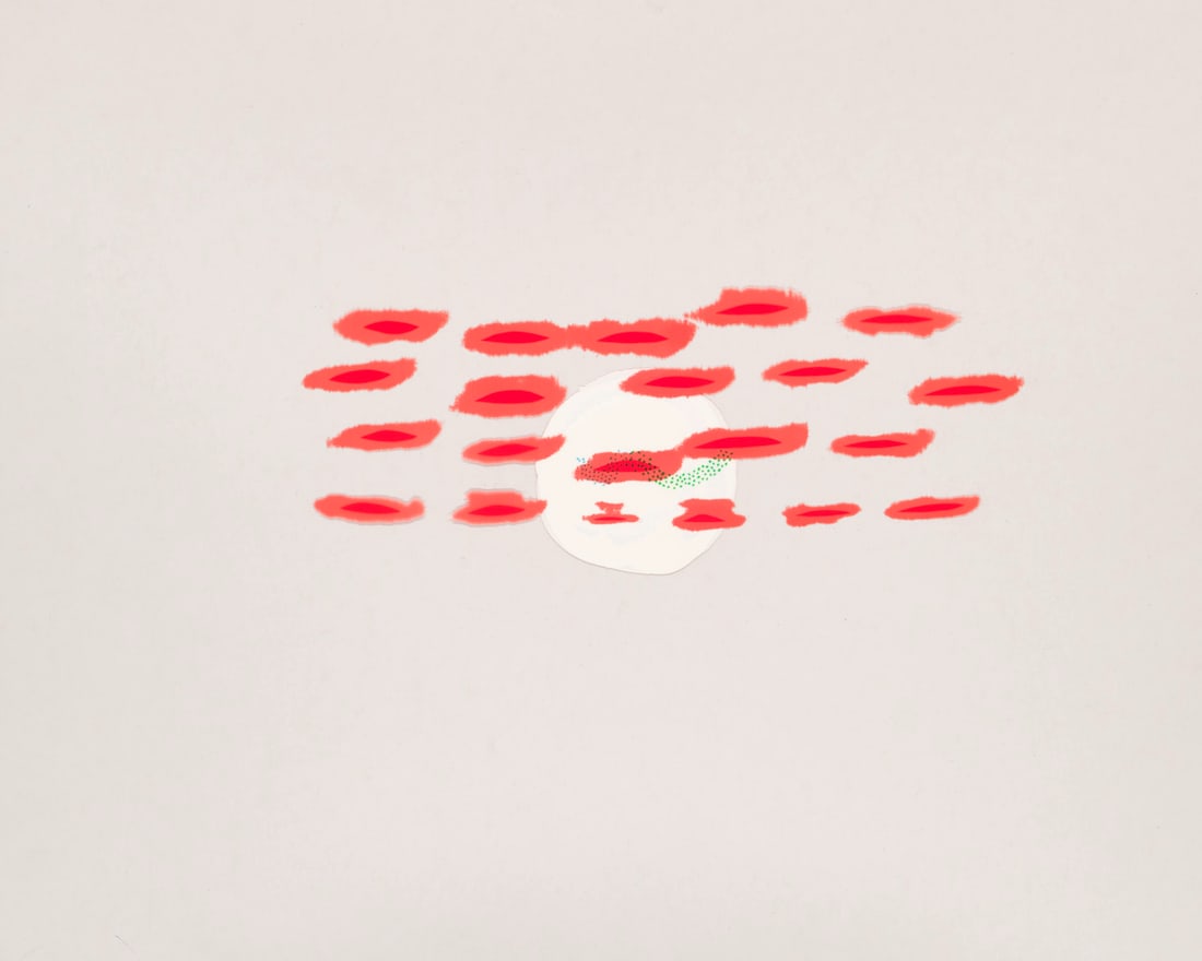 Richard Tuttle 2 Arbeiten. Homesick as a Nail. Aus: Sequences. 1998. Kaltnadelradierung auf Somerset: Richard Tuttle2 Arbeiten. Homesick as a Nail. Aus: Sequences. 1998. Kaltnadelradierung auf Somerset Bütten bzw. Farbserigraphie auf Acetat mit handkolorierten Ergänzungen. Je 33,5 x 43,5 cm 