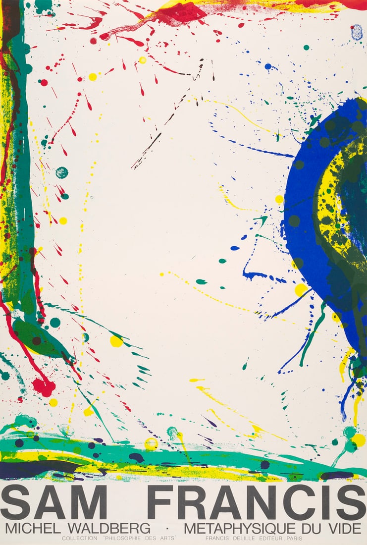 Sam Francis Metaphysique du vide. 1986. Farblithographie auf Velin. 75,9 x 55,9 cm (85,7 x 55,8 cm). (1 of 1)