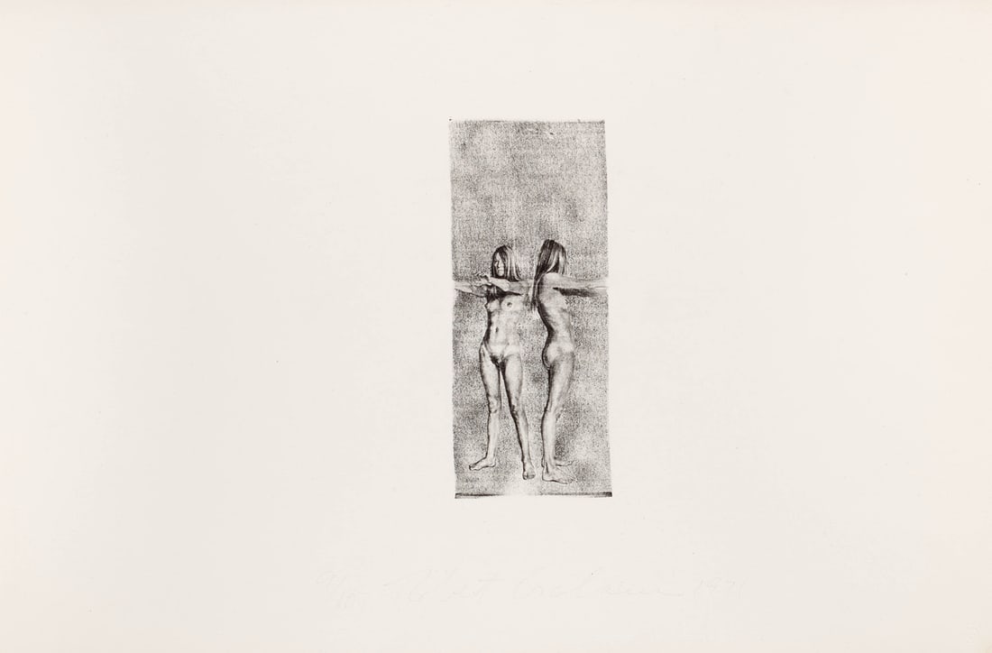 Robert Graham o.T. 1971. Lithographie auf Velin. 21,8 x 9 cm (38,5 x 58 cm). Signiert, datiert und: Amerikanische ModerneRobert Grahamo.T. 1971. Lithographie auf Velin. 21,8 x 9 cm (38,5 x 58 cm). Signiert, datiert und nummeriert. - Die Ecken leicht bestoßen, vereinzelt schwach griffspurig. Ins