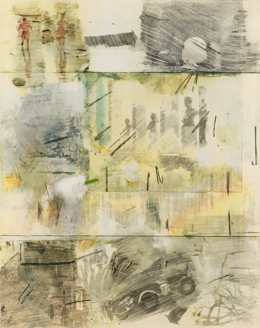 Robert Rauschenberg Canto IV: Limbo, Circle One, The Virtuous Pagans. 1964. Collotypie auf Velin.: Amerikanische ModerneRobert RauschenbergCanto IV: Limbo, Circle One, The Virtuous Pagans. 1964. Collotypie auf Velin. 36,6 x 29 cm. Gerahmt hinter Glas, ungeöffnet. - Insgesamt augenscheinlich se