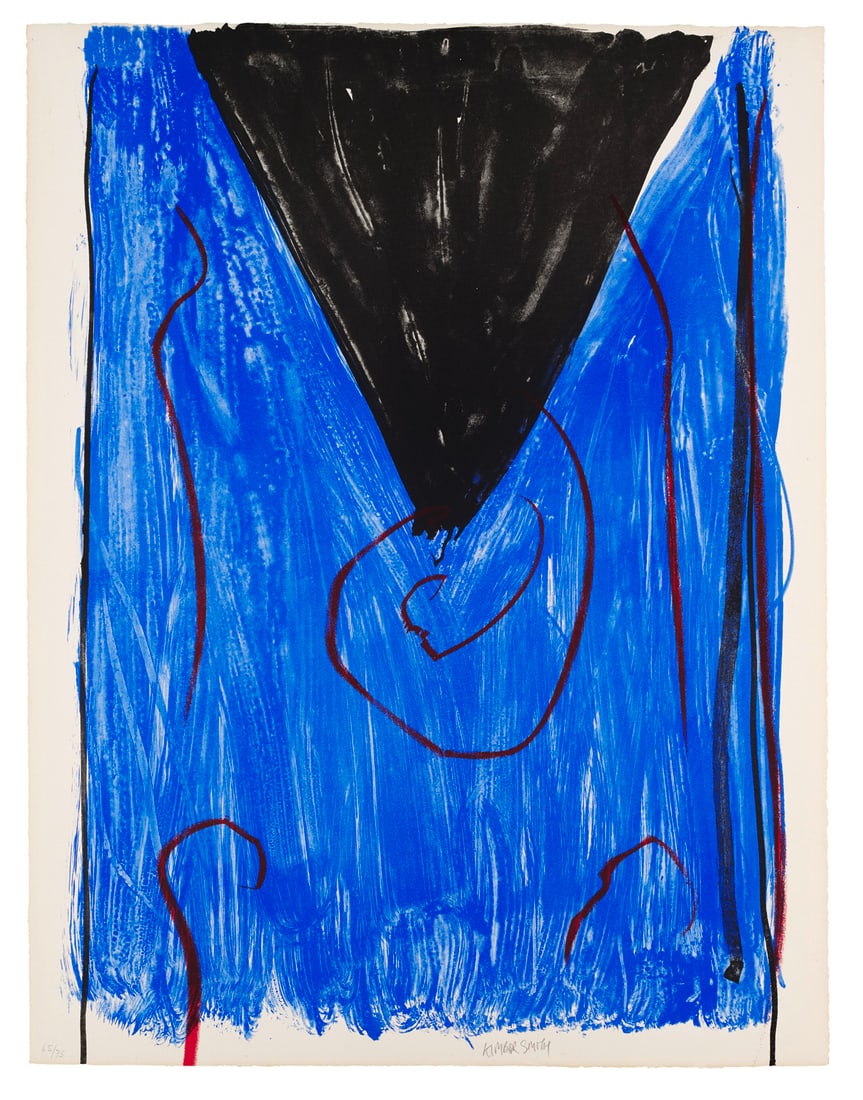 Kimber Smith Zurich by night. 1963. Farblithographie auf BFK Rives Velin (mit Wz.). 66 x 47 cm (66 x (1 of 1)