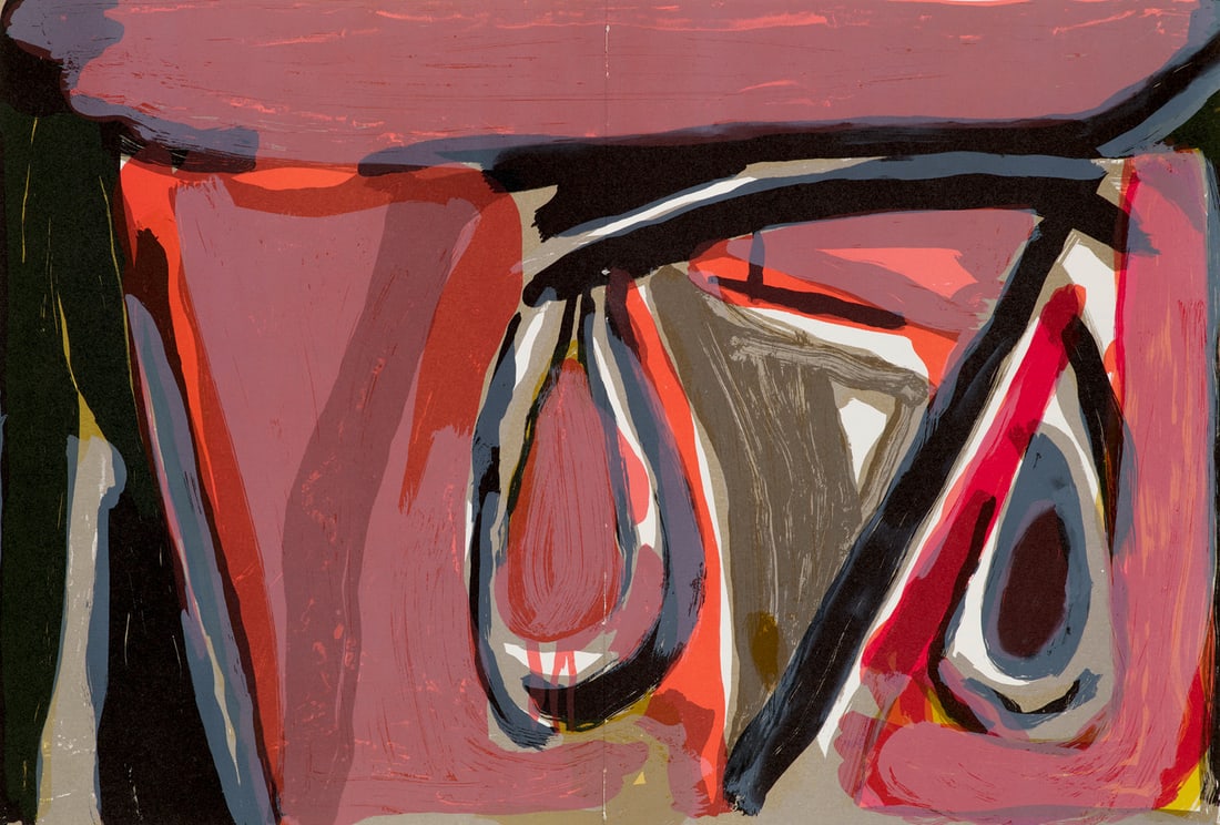 Bram van Velde o.T. (The Must Abstraction), 1982. Original-Farblithographie auf Velin de Lana. 37,8 (1 of 1)