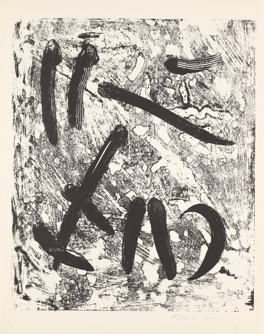 7 Arbeiten. Mit 5 Lithographien und 3 Radierungen auf Velin. Blattmaße von 47,5 x 37 cm bis 19 (1 of 2)