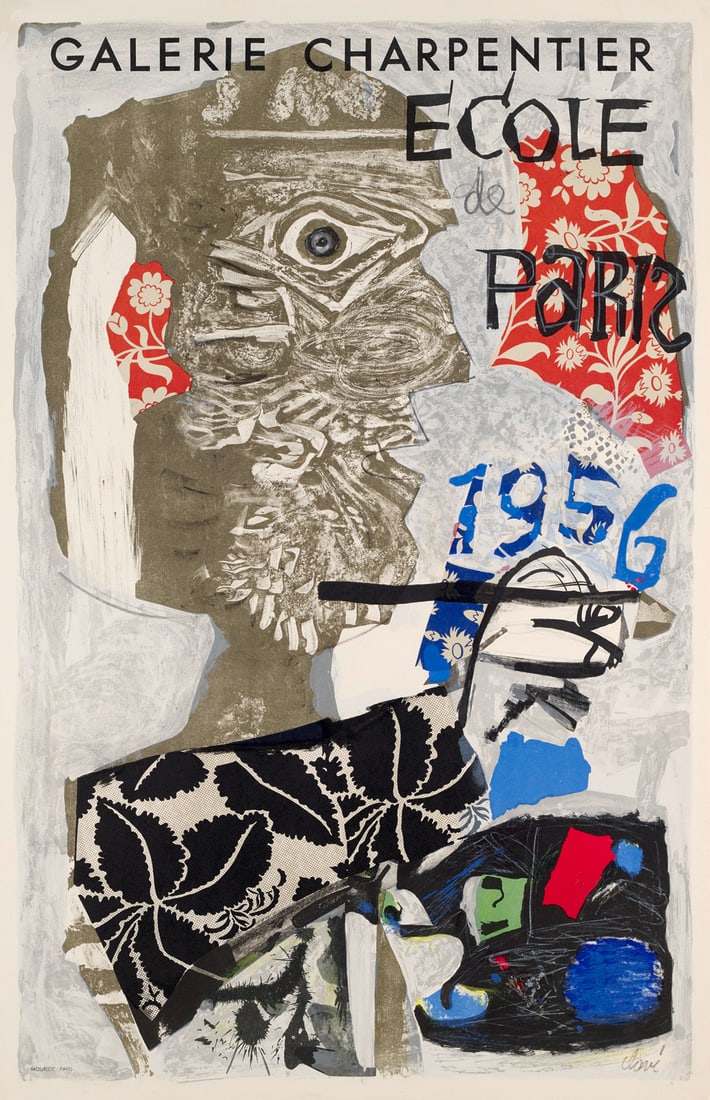 Antoni Clavé École de Paris. 1956. Farblithographie auf Velin. 65 x 41,4 cm (68,4 x 44,4: Klassische ModerneAntoni ClavéÉcole de Paris. 1956. Farblithographie auf Velin. 65 x 41,4 cm (68,4 x 44,4 cm). Im Druck signiert. Punktuell unter Passepartout montiert. - Ganz vereinzelt unf