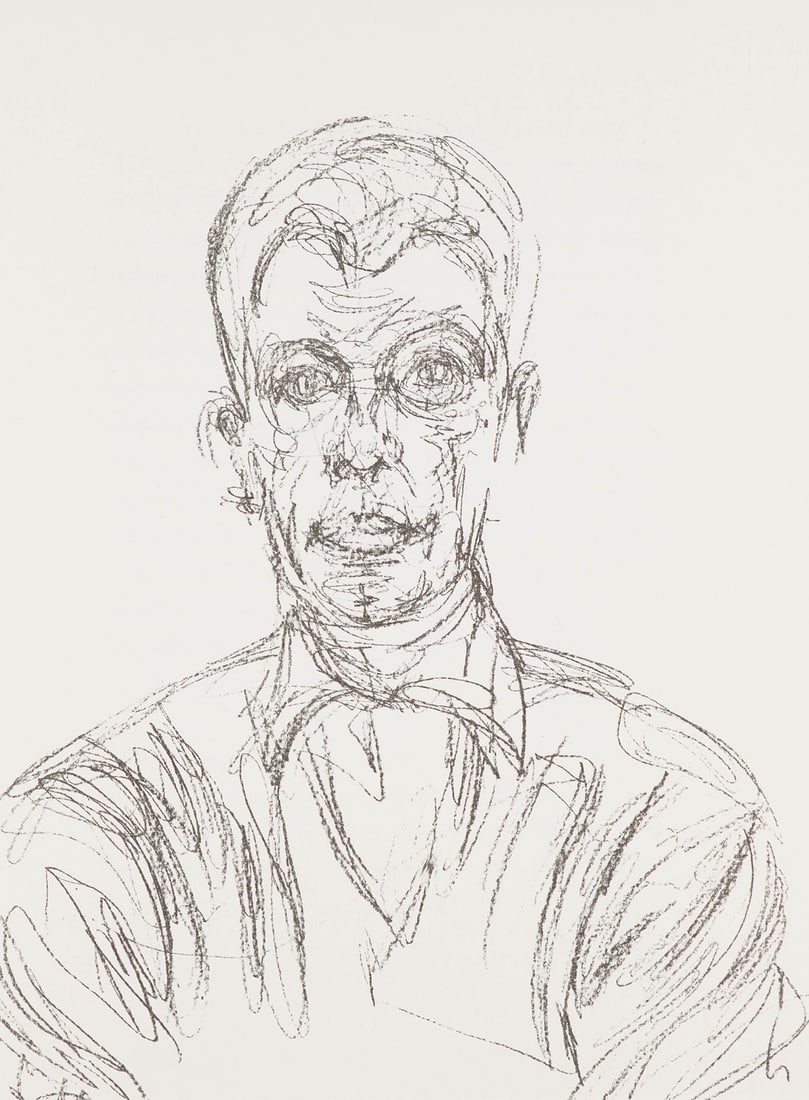 Alberto Giacometti 3 Arbeiten Bust of a Nude sowie 2 Blatt Bust of a Seated Man. 1961. Lithographie: Klassische Moderne - Avantgardistische AbstraktionAlberto Giacometti3 Arbeiten Bust of a Nude sowie 2 Blatt Bust of a Seated Man. 1961. Lithographie auf Velin. Je 38 x 28 cm. Je unter Passepartout mon