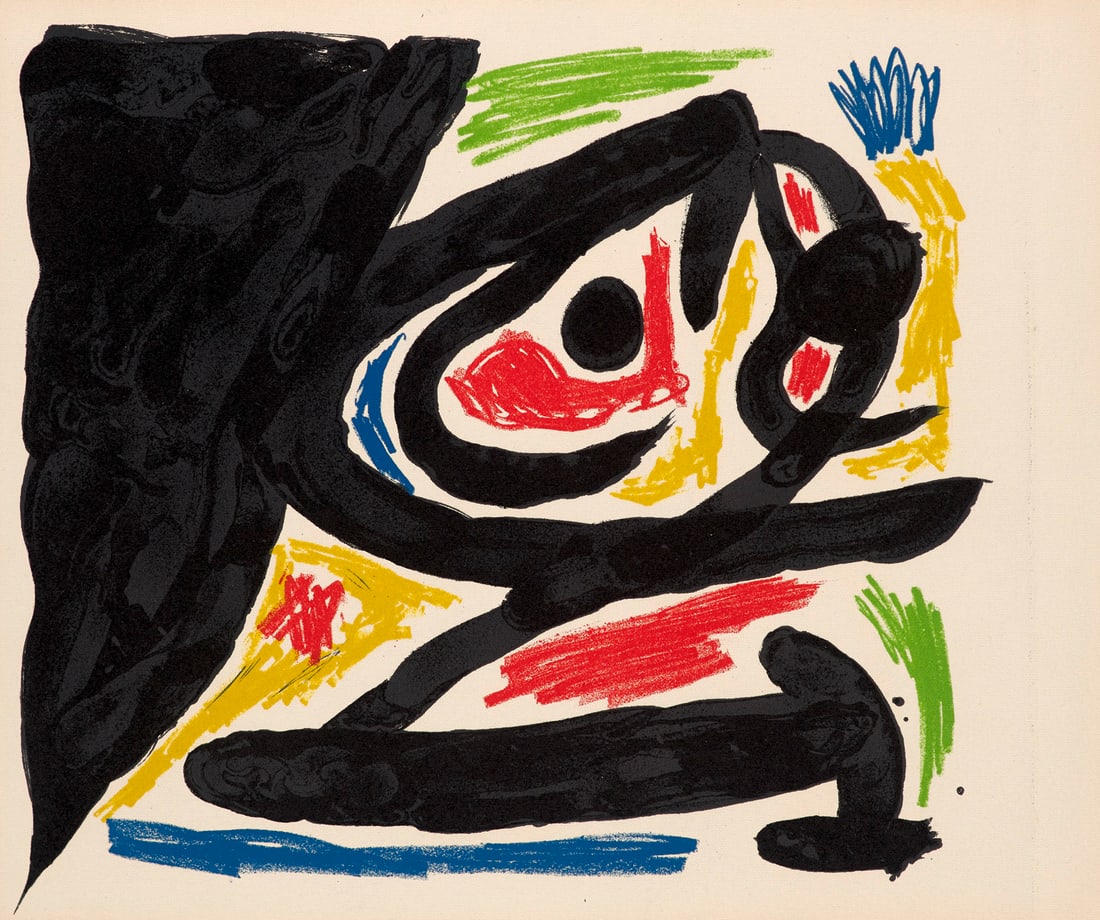 Joan Miró Maîtres graveurs contemporains 1970. Farblithografie auf festem Velin. Ca. 24 x (1 of 1)